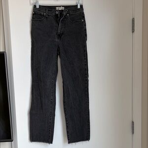 Madewell Women's Charcoal Straight Leg Jeans